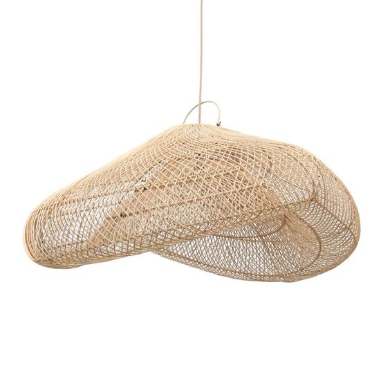 XXL wolkenlamp organische vorm - 120 cm - natuurlijke kleur