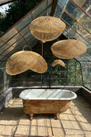 XXL zwarte wolkenlamp organische vorm - 120 cm - zwart