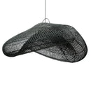 XXL zwarte wolkenlamp organische vorm - 120 cm - zwart