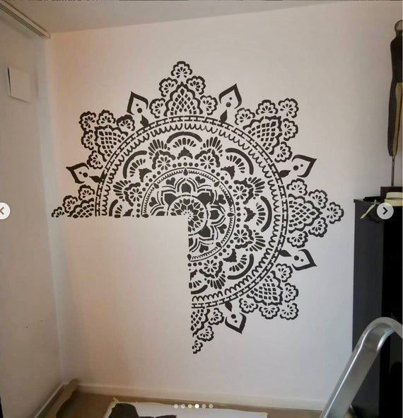 Heilige Mandala - XXL Mandala-muurstencil