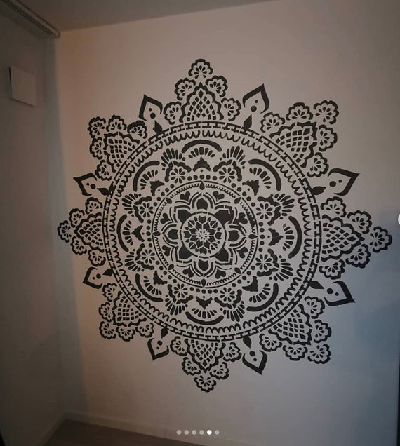 Heilige Mandala - XXL Mandala-muurstencil