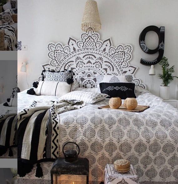 Heilige Mandala - XXL Mandala-muurstencil