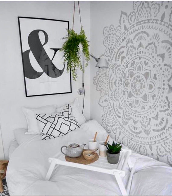 Heilige Mandala - XXL Mandala-muurstencil