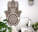 XL muurtattoo hand van fatima
