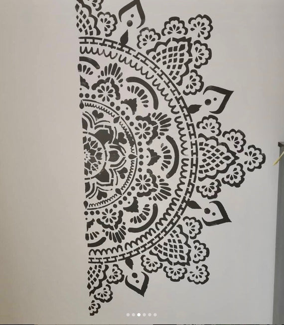 Heilige Mandala - XXL Mandala-muurstencil