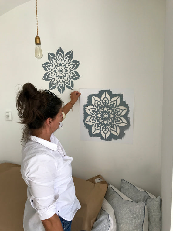 Doily Mandala Wall Stencil - Elegant Mandala Design | Mandala Stencil