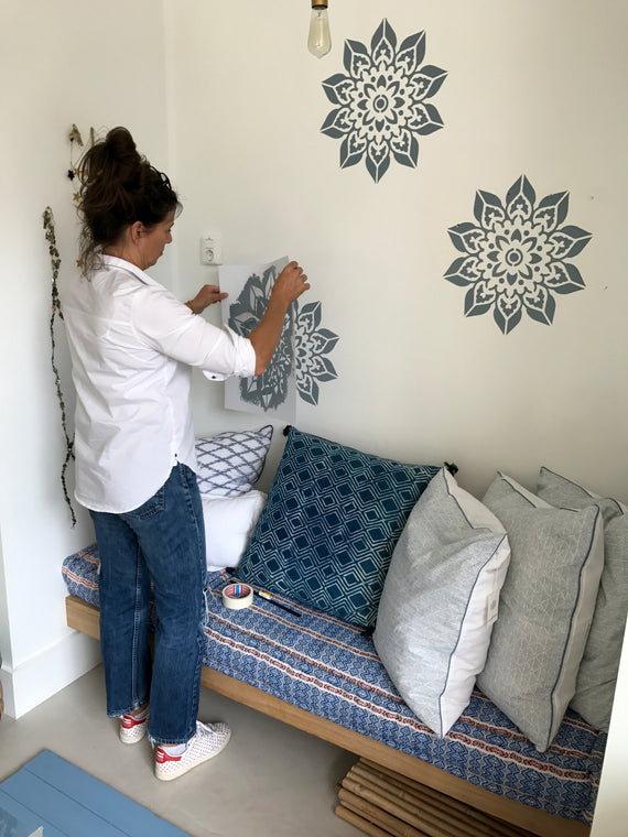 Doily Mandala Wall Stencil - Elegant Mandala Design | Mandala Stencil