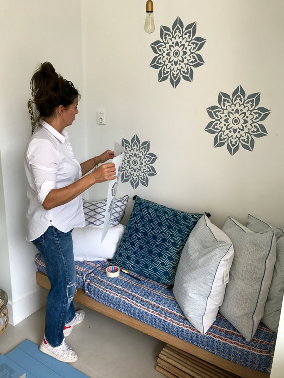 Doily Mandala Wall Stencil - Elegant Mandala Design | Mandala Stencil