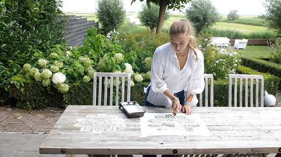 Doily Mandala Wall Stencil - Elegant Mandala Design | Mandala Stencil