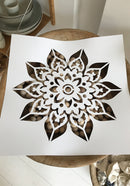 Doily Mandala Wall Stencil - Elegant Mandala Design | Mandala Stencil