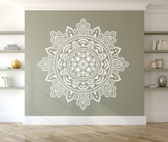 Heilige Mandala - XXL Mandala-muurstencil